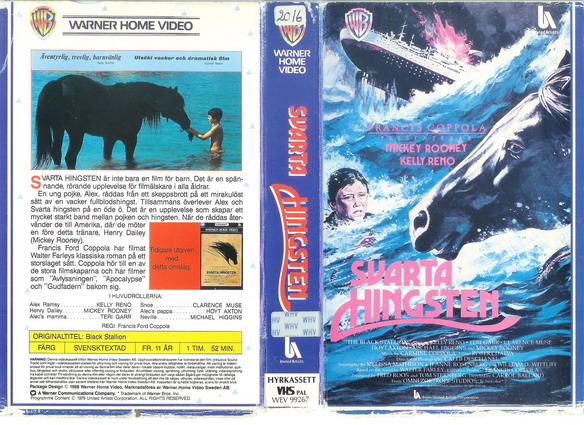 99267 SVARTA HINGSTEN (VHS)