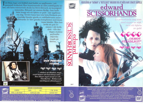 EDWARD SCISSORHANDS (VHS)