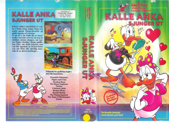 624/73 KALLE ANKA SJUNGER UT (VHS)