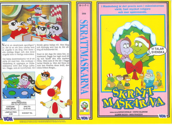 286 SKRATTMASKARNA (VHS)