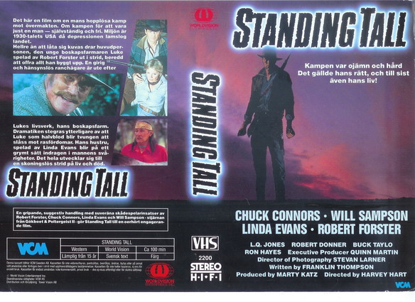 STANDING TALL (Vhs omslag)