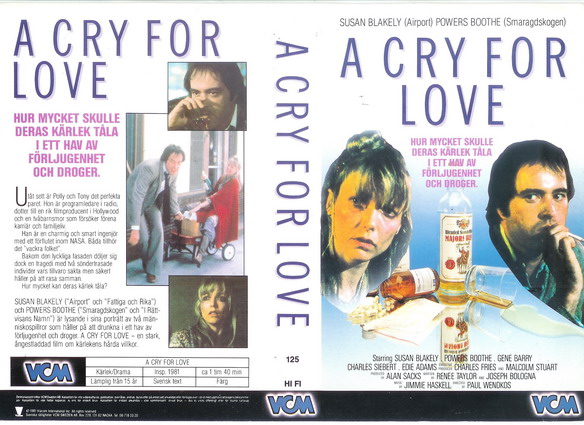 A CRY FOR LOVE (Vhs omslag)