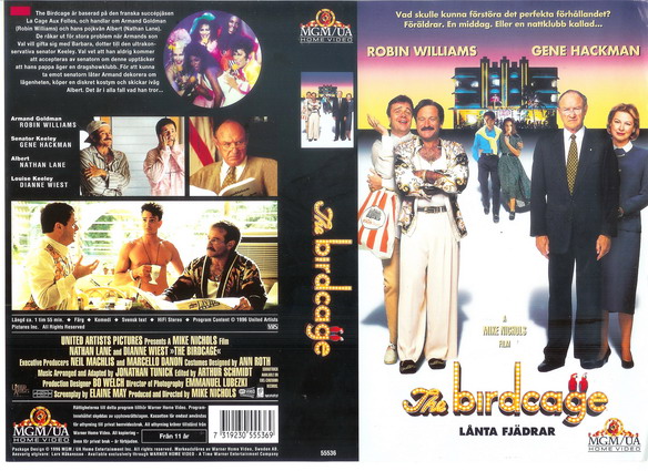 BIRDCAGE (vhs-omslag)