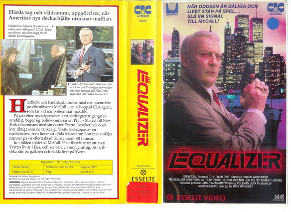 22109 EQUALIZER (VHS)