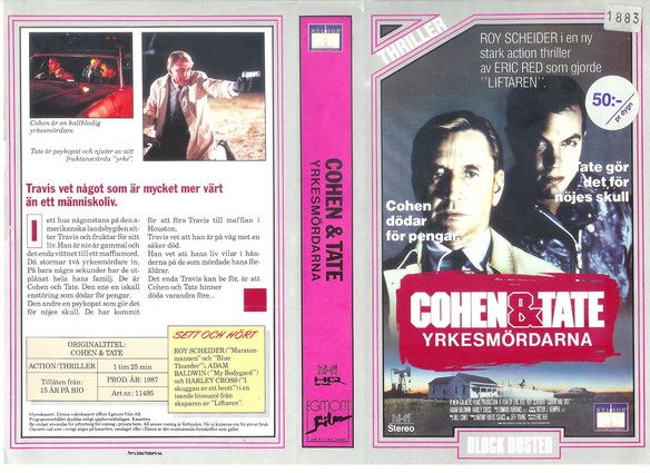 11495 COHEN & TATE (VHS)sliten