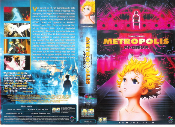 METROPOLIS (Vhs-Omslag)