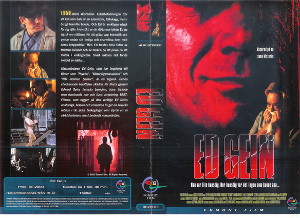 ED GEIN (Vhs-Omslag)