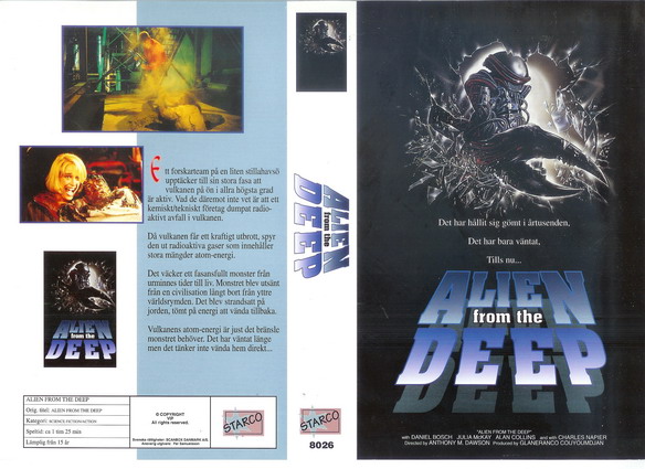 ALIEN FROM THE DEEP (Vhs-Omslag)