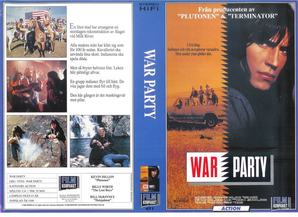 471 WAR PARTY (VHS)