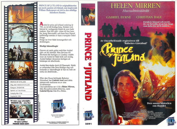 2591 PRINCE OF JUTLAND (VHS)