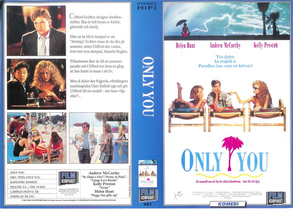 491 ONLY YOU (VHS)