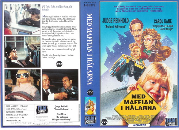 MED MAFFIAN I HÄLARNA (Vhs-Omslag)