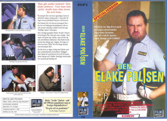 DEN ELAKE POLISEN (Vhs-Omslag)