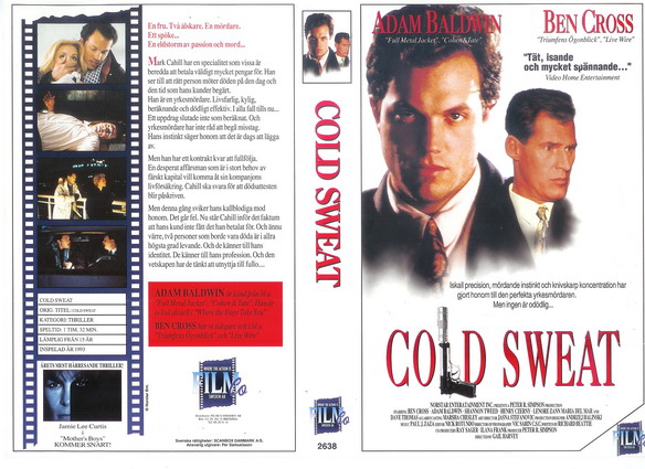 2638 COLD SWEAT (vhs)