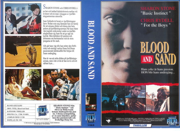 1565 BLOOD AND SAND (vhs)