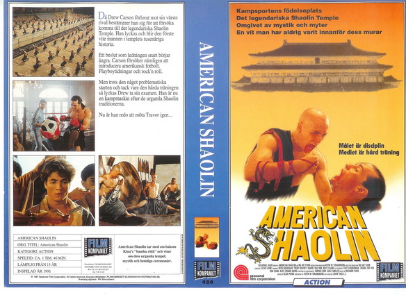 AMERICAN SHAOLIN (Vhs-Omslag)