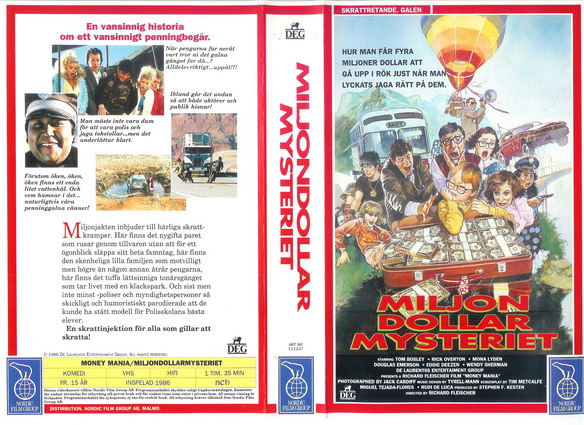 MILJONDOLLARMYSTERIET (VHS)