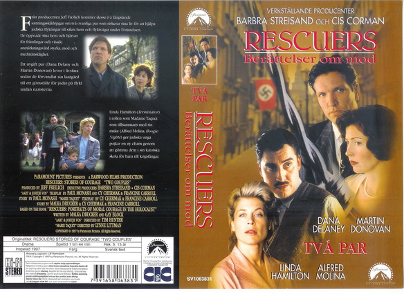 RESCUERS BERÄTTELSER OM MOD-två par (Vhs-Omslag)