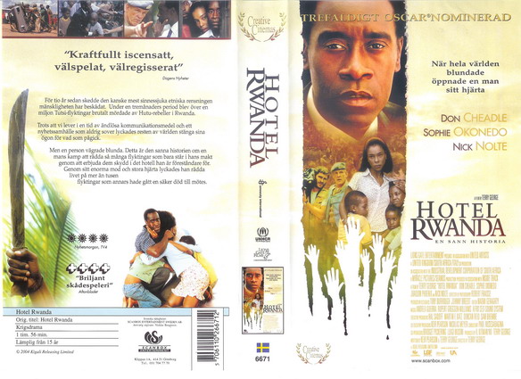 6671 HOTEL RWANDA (VHS)