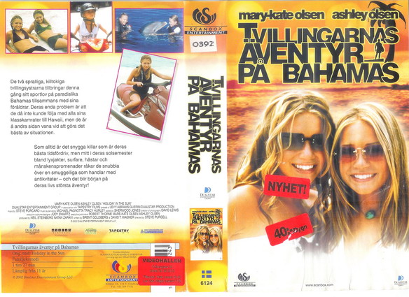 6124 TVILLINGARNAS ÄVENTYR PÅ BAHAMAS (VHS)