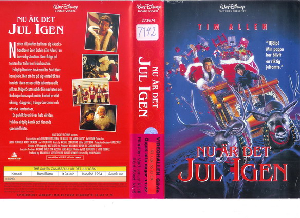 273674 NU ÄR DET JUL IGEN (VHS)