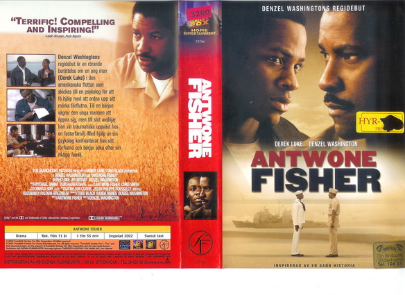 ANTWONE FISHER (vhs-omslag)