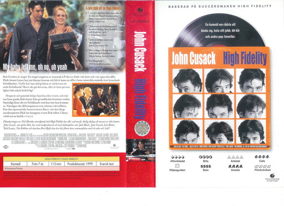 HIGH FIDELITY (VHS)