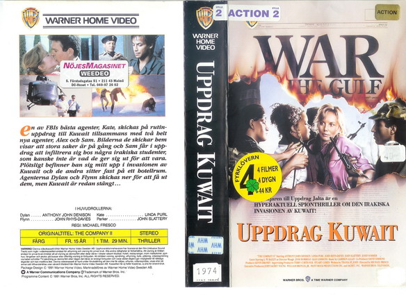 UPPDRAG KUWAIT (vhs-omslag)