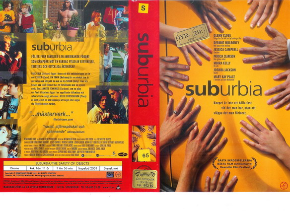 SUBURBIA (vhs-omslag)