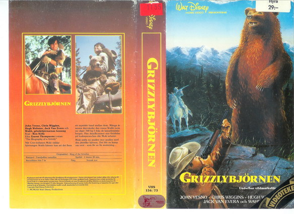 156/73 GRIZZLYBJÖRNEN (VHS)