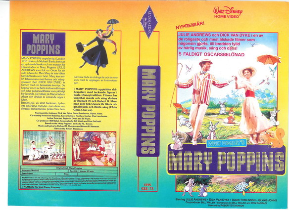 023/73 MARY POPPINS (VHS)