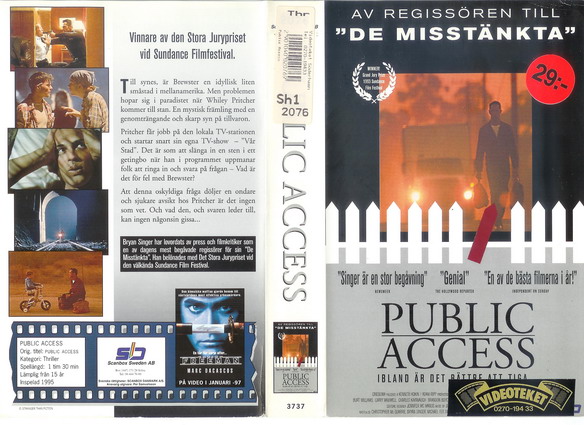 3737 PUBLIC ACCESS (VHS)