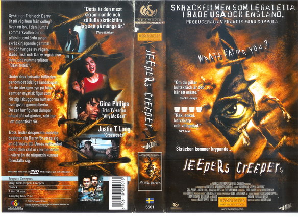 JEEPERS CREEPERS (vhs-omslag)