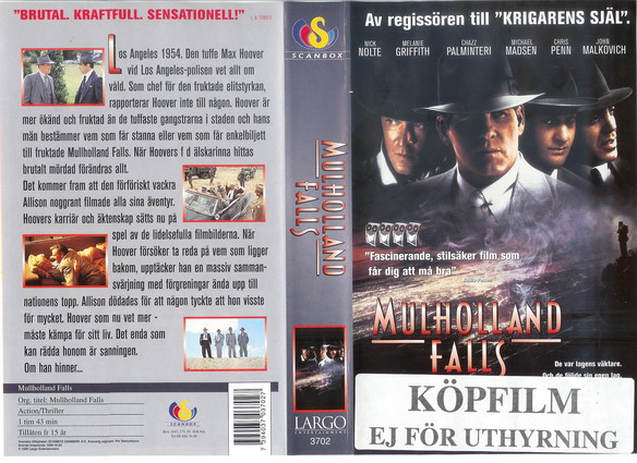 3702 MULLHOLLAND FALLS (VHS)