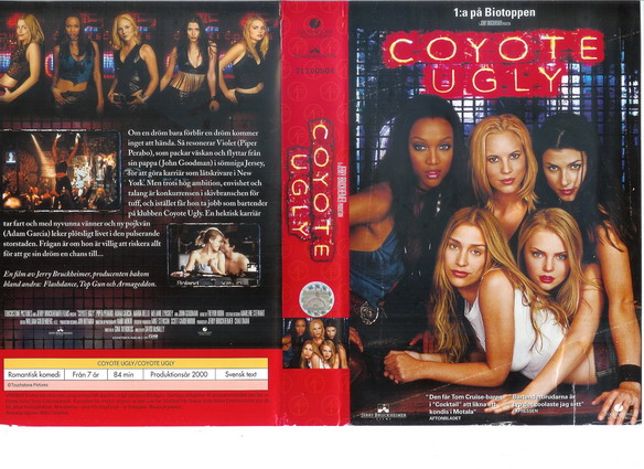 COYOTE UGLY (vhs-omslag)