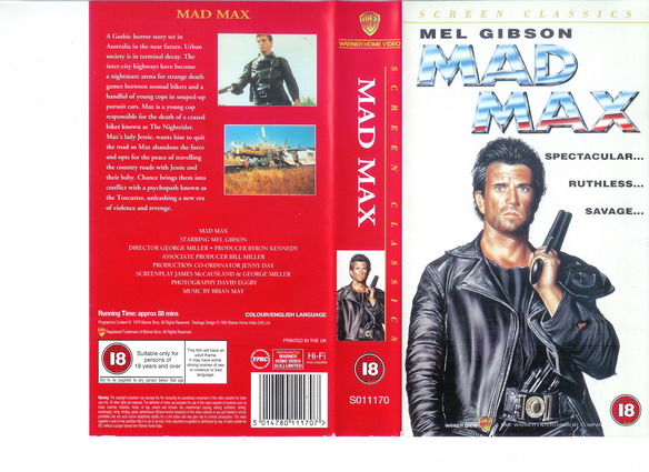 MAD MAX - UK (VHS)