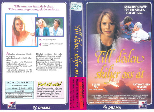 6126 TILL DÖDEN SKILJER OSS ÅT  (VHS)