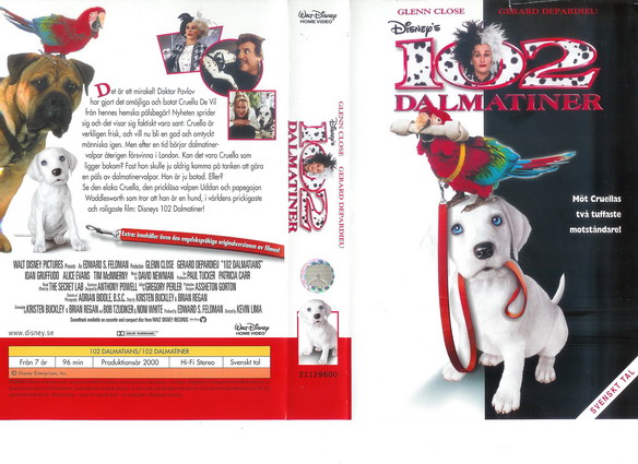 102 DALMATINER (VHS)