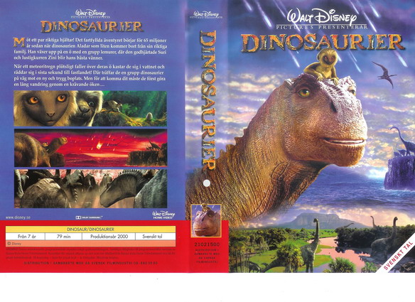 DINOSAURIER (vhs-omslag)