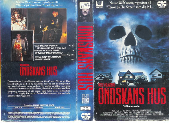 811361 ONDSKANS HUS (VHS)