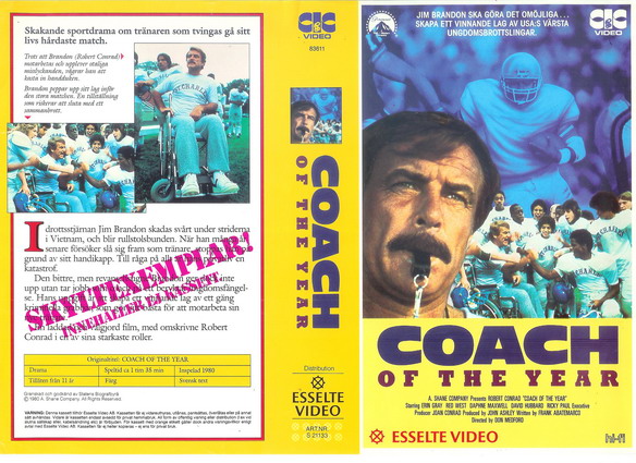 COACH OF THE YEAR (Vhs-Omslag)