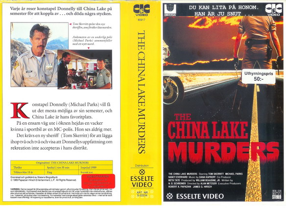 22234 CHINA LAKE MURDERS (VHS)