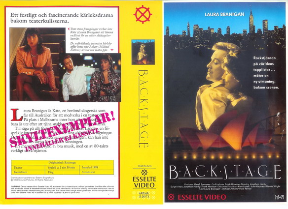 26173 BACKSTAGE (VHS)