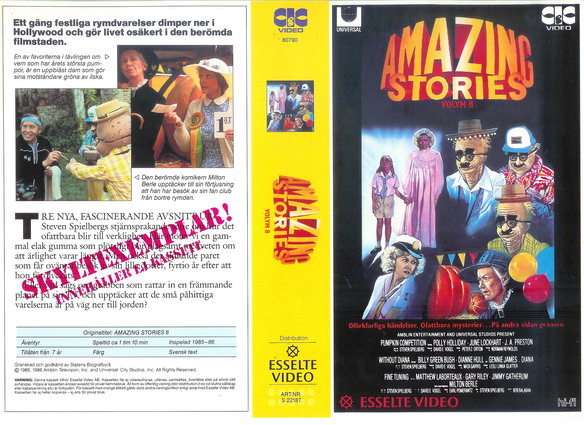 AMAZING STORIES 8 (Vhs-Omslag)