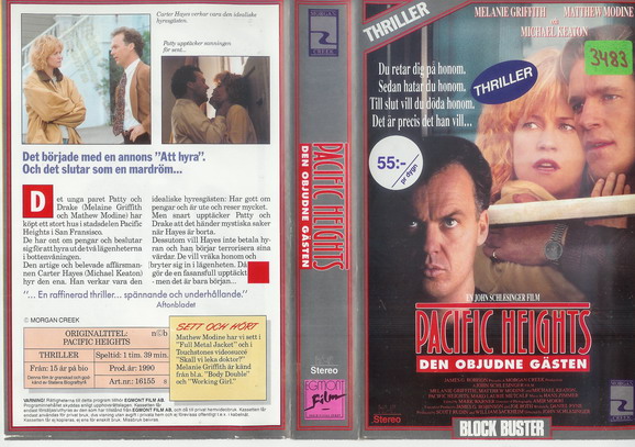 16155 PACIFIC HEIGHTS (VHS)