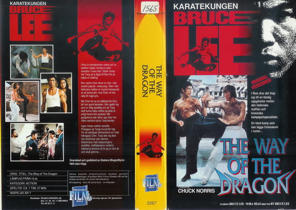2267 WAY OF THE DRAGON (VHS)