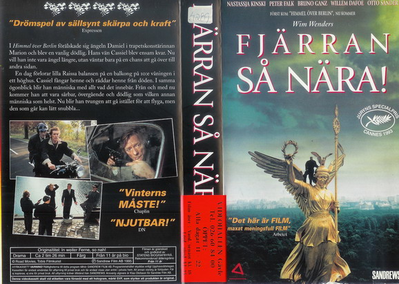 FJÄRRAN SÅ NÄRA (VHS)