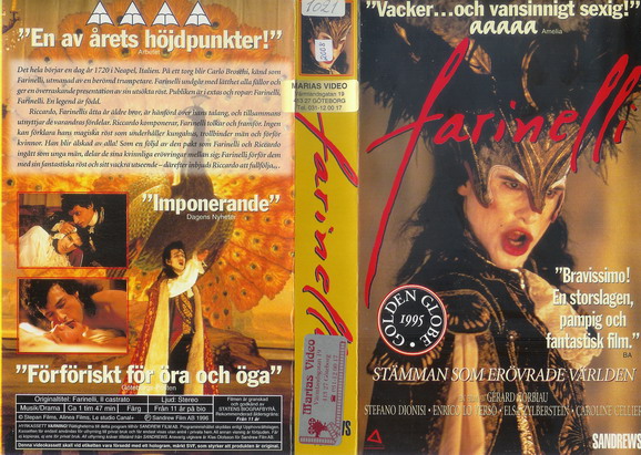 FARINELLI (vhs-omslag)