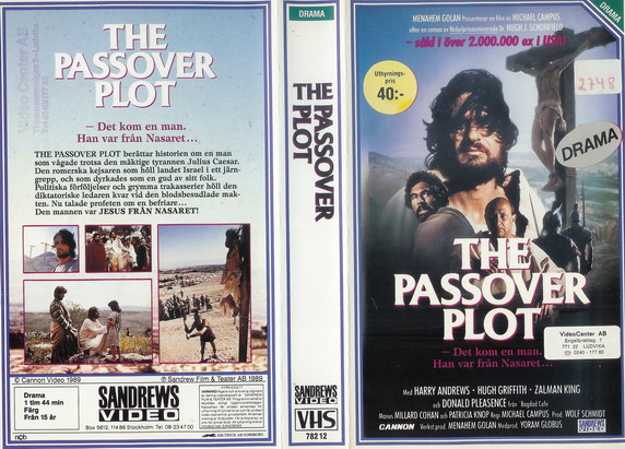 PASSOVER PLOT (vhs-omslag)