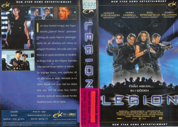 LEGION (Vhs-Omslag)